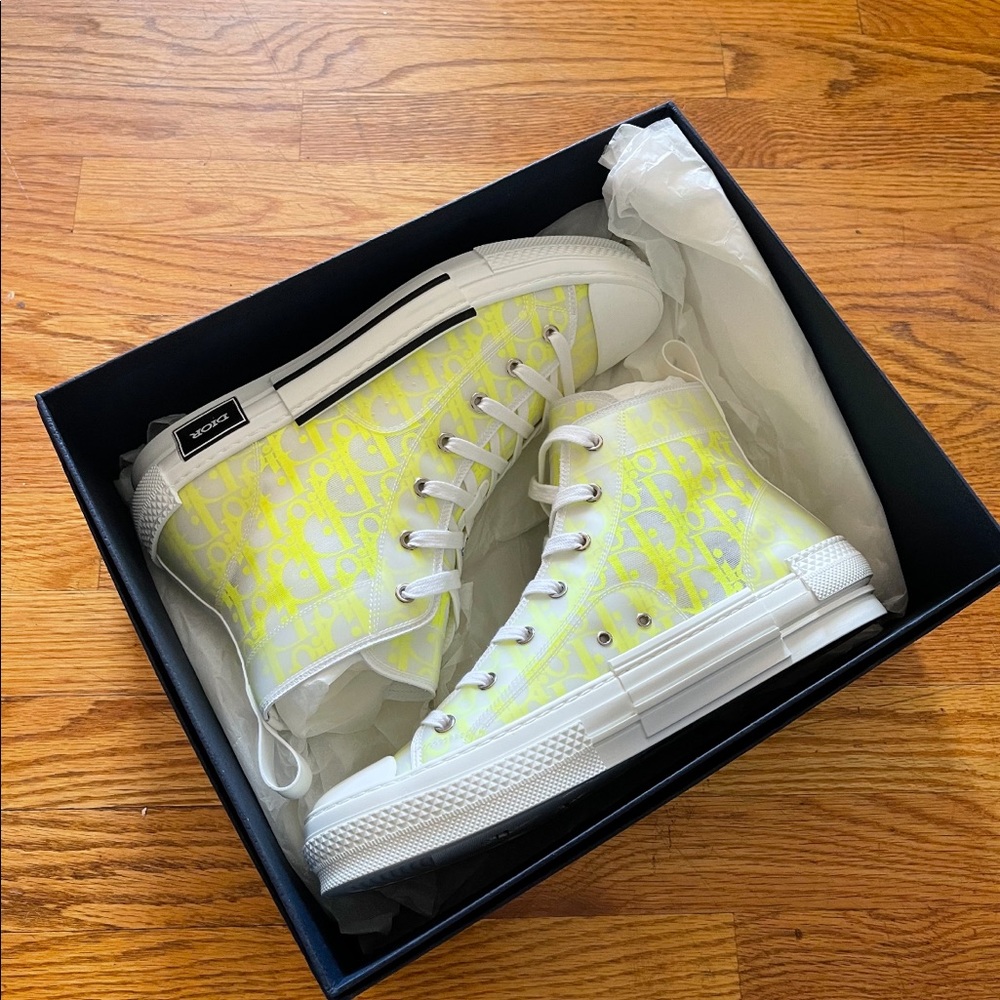 Size mens 11 Euro size44 Dior high top sneakers - Picture 3 of 5